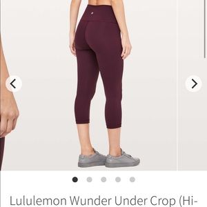 LULULEMON 21” Leggings (sz 6)